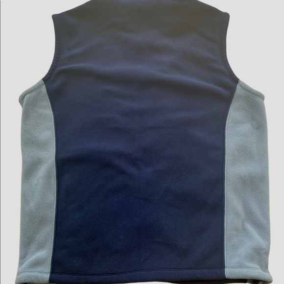 Vineyard Vines Fleece Vest Jacket Blue/Lt.Blue Mens Medium M Full Zip EUC - Picture 5 of 8
